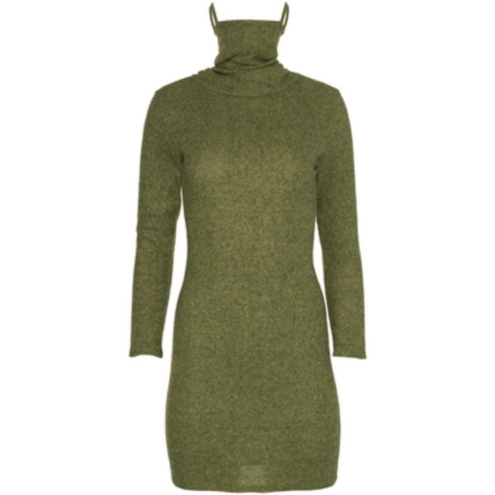 💞 New Women’s Juniors Medium Green Ruby & Lace Dress